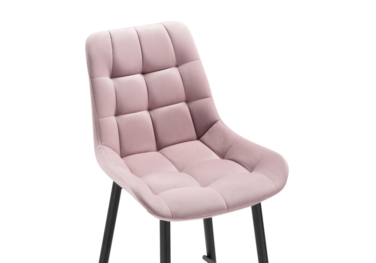 Барный стул Алст розовый / черный