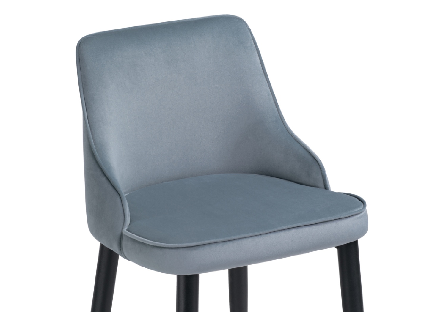 Барный стул Атани серо-синий / черный