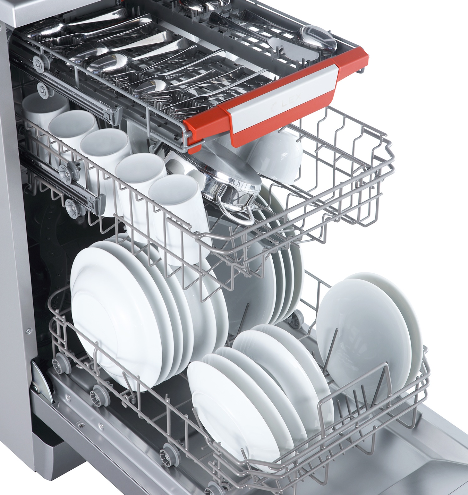 Отдельностоящая посудомоечная машина LEX DW 4573 IX