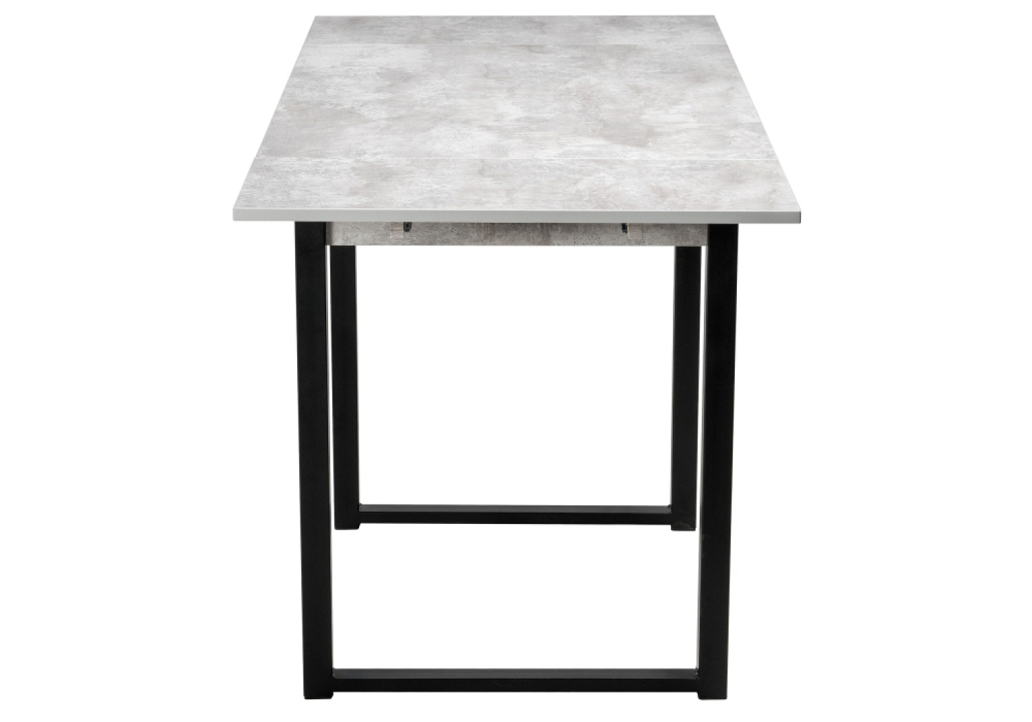 Деревянный стол Форли бетон / черный матовый