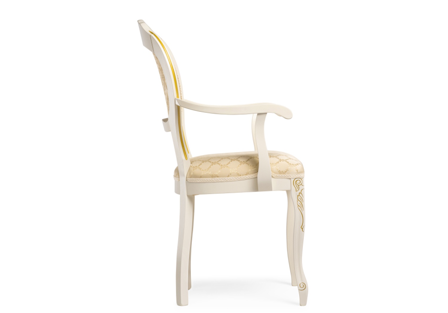 Деревянный стул Лауро слоновая кость