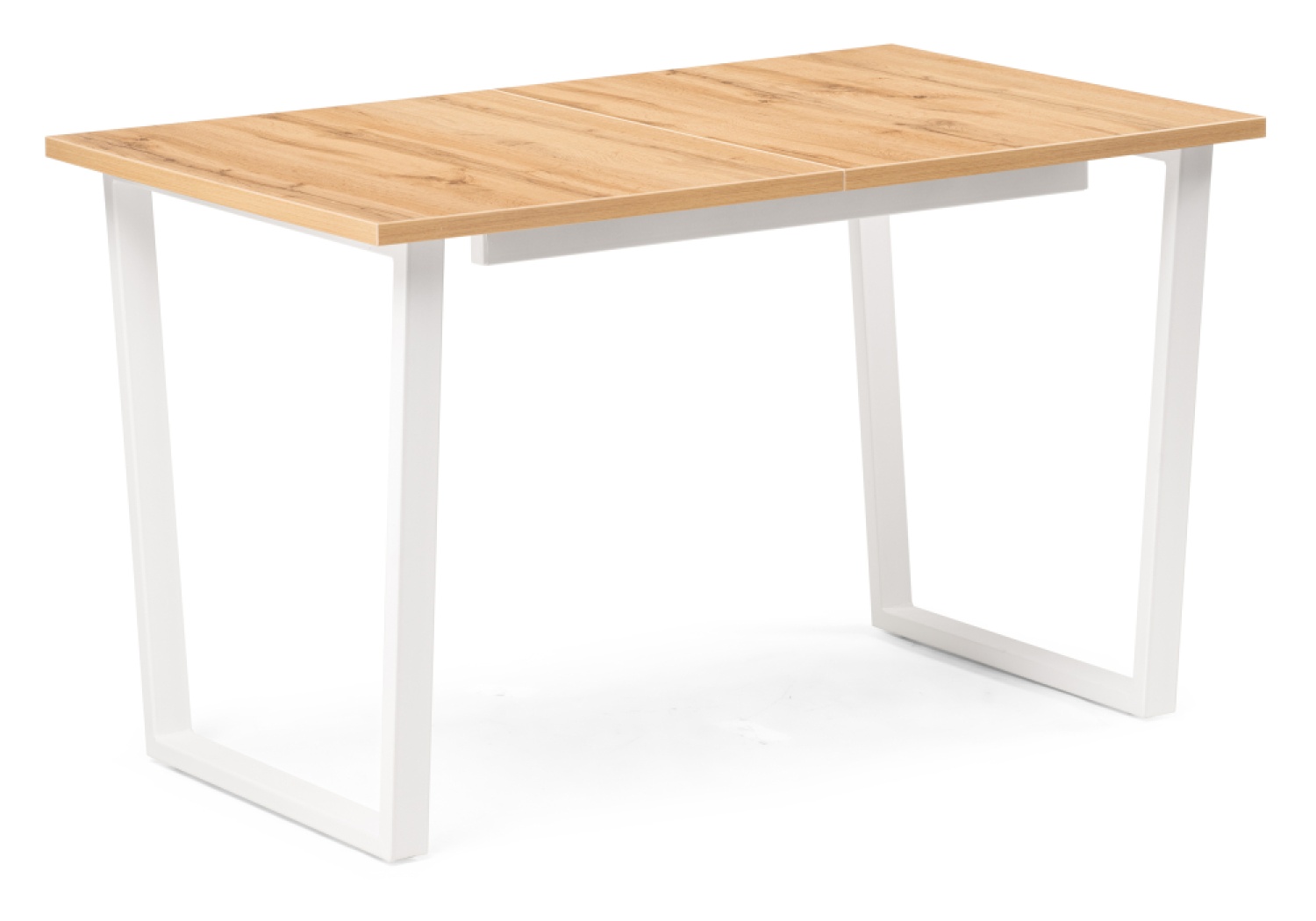 Деревянный стол Лота Лофт 120 25 мм дуб вотан / белый матовый