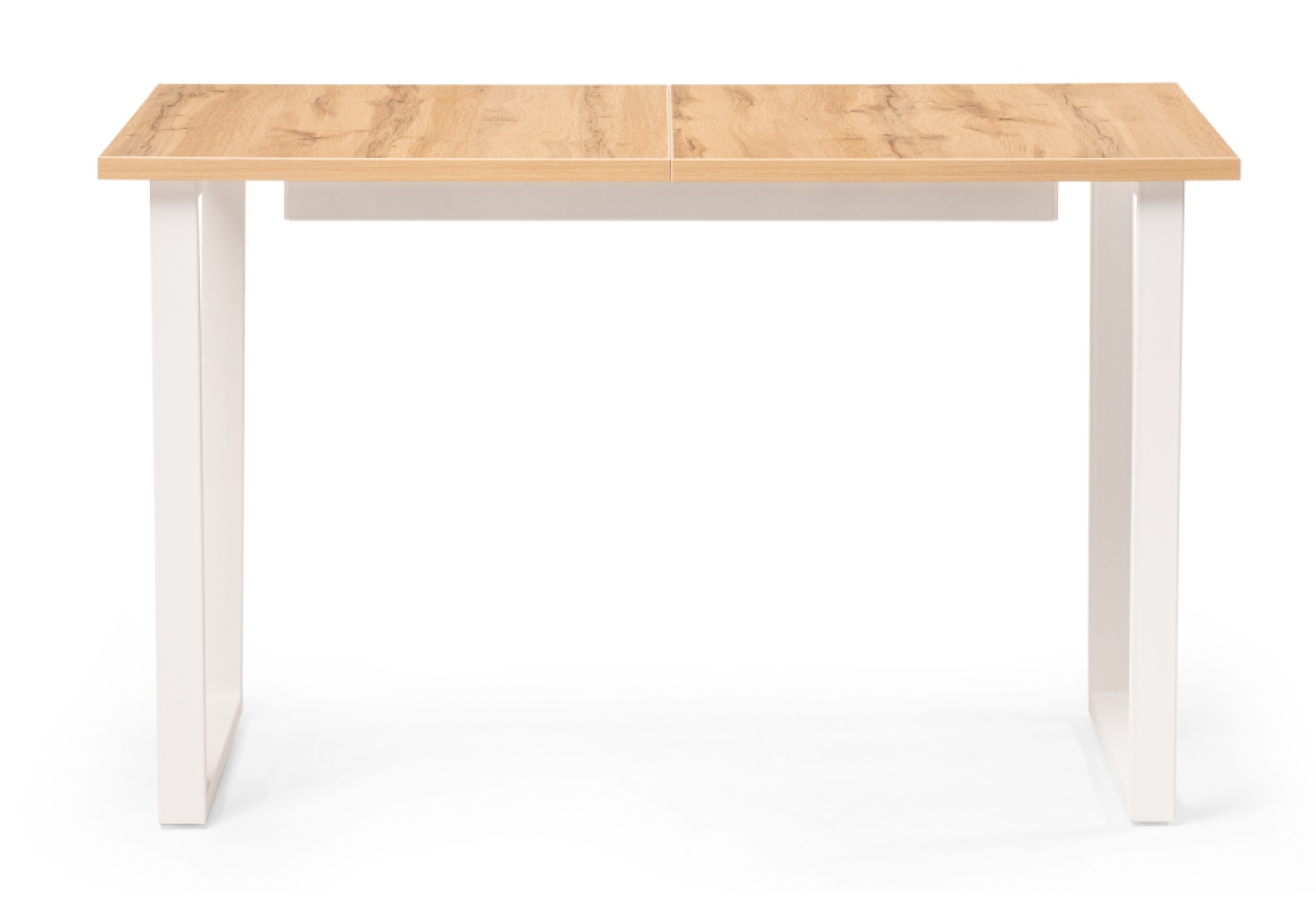 Деревянный стол Лота Лофт 120 25 мм дуб вотан / белый матовый