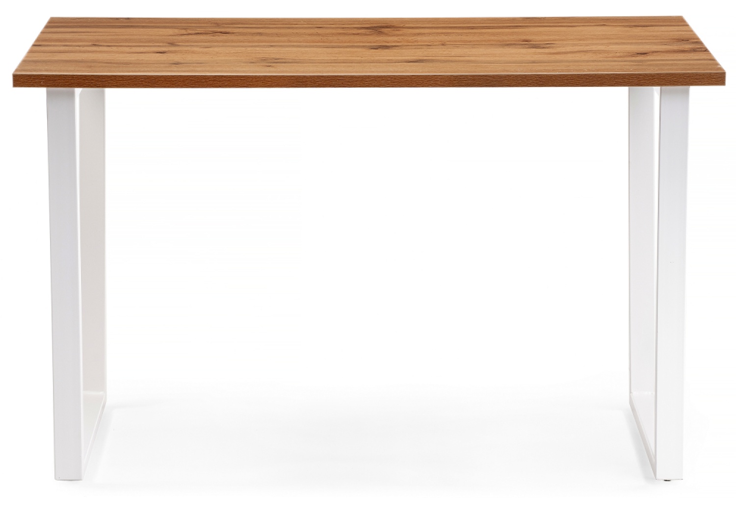 Деревянный стол Лота Лофт 140 25 мм дуб вотан / белый матовый