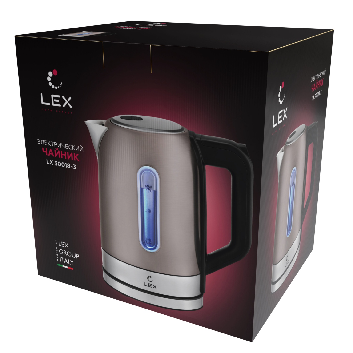 Электрический чайник LEX LX 30018-3