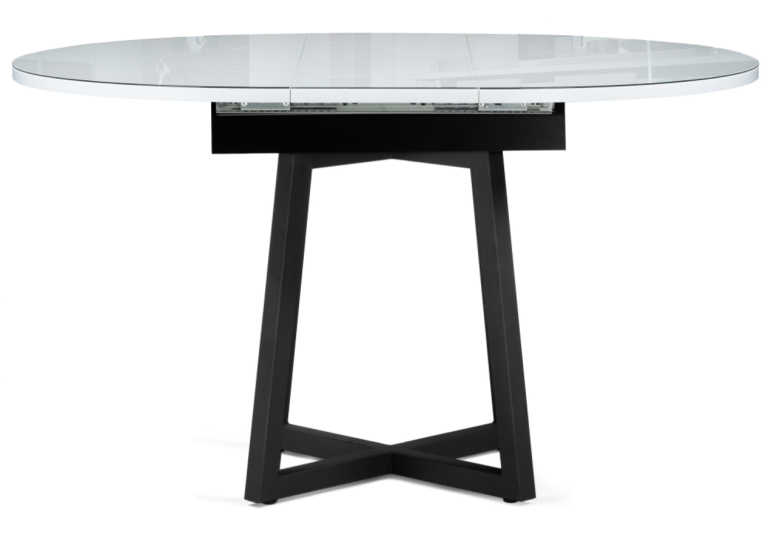 Деревянный стол Регна черный / белый