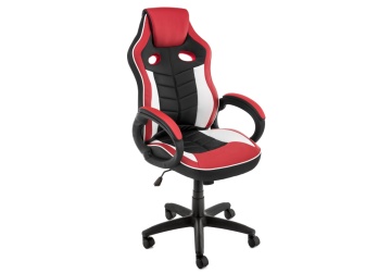 Офисное кресло Anis черное / красное / белое