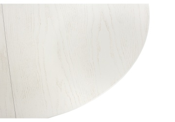 Деревянный стол Arno 106(141)х75х76 без патины / молочный