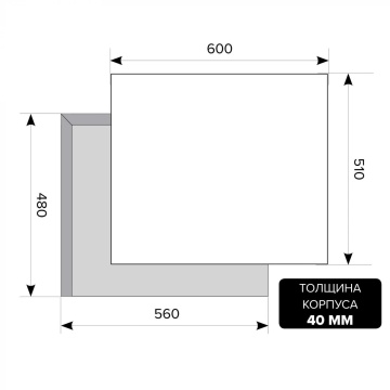 Газовая варочная панель LEX GVE 6044-1 C IV Light Белый антик