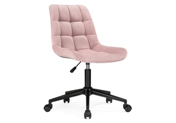 Офисное кресло Честер черный / розовый