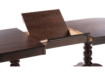 Деревянный стол Дейвер 200(260)х100 орех темный