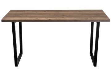 Деревянный стол Эльпатия 150 дуб велингтон / черный матовый