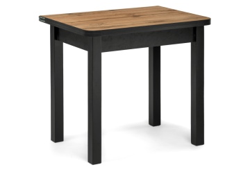 Деревянный стол Энлей 80 черный / дуб вотан