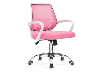 Офисное кресло Ergoplus pink / white