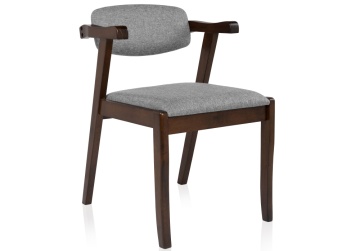 Деревянный стул Fit cappuccino / grey