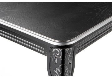 Деревянный стол Каллисто патина серебро