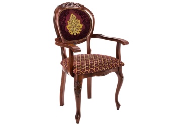 Деревянный стул Кресло Adriano 2 вишня / патина