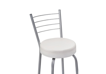 Барный стул Kuroda белый полимер / светлый мусс