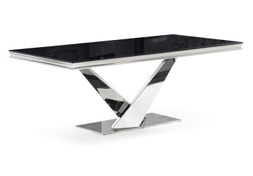 Стеклянный стол Levon 200x100x75 black