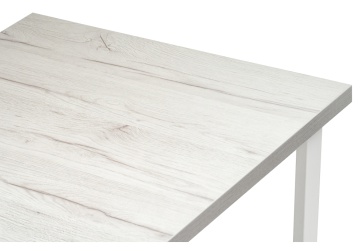 Деревянный стол Лота Лофт 120х74х75 25 мм белый матовый / юта