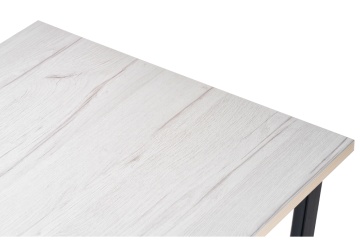 Деревянный стол Лота Лофт 140 25 мм юта / черный матовый