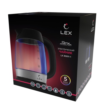 Электрический чайник LEX LX 30011-1