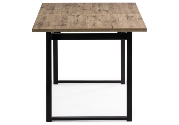 Деревянный стол Макта 140 дуб велингтон / черный матовый