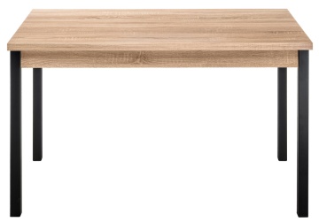 Деревянный стол Оригон сонома / черный матовый