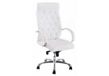 Офисное кресло Osiris white / satin chrome
