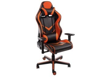 Офисное кресло Racer черное / оранжевое