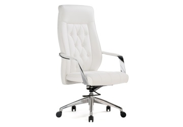 Офисное кресло Sarabi white / satin chrome