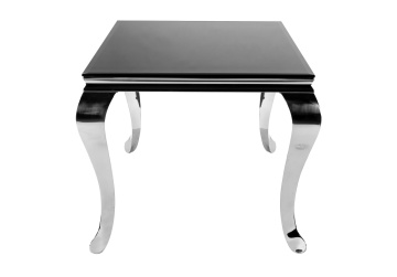 Стеклянный стол Sondal 160 см черный