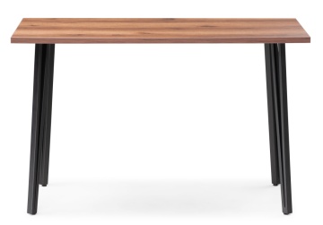 Деревянный стол Стол Денвер Лофт 120х60х75 25 мм дуб делано темный / черный матовый