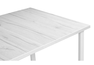 Деревянный стол Стол раскладной Лота Лофт 120 25 мм юта / матовый белый