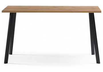 Деревянный стол Стол Тринити Лофт 120х60х75 25 мм дуб вотан / матовый черный