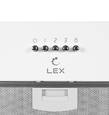 Встраиваемая кухонная вытяжка LEX Ghost 600 White