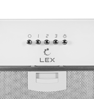 Встраиваемая кухонная вытяжка LEX Ghost G 600 White
