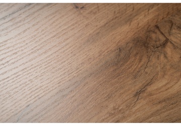 Деревянный стол Тринити Лофт 120х60х75 25 мм дуб вотан / матовый белый
