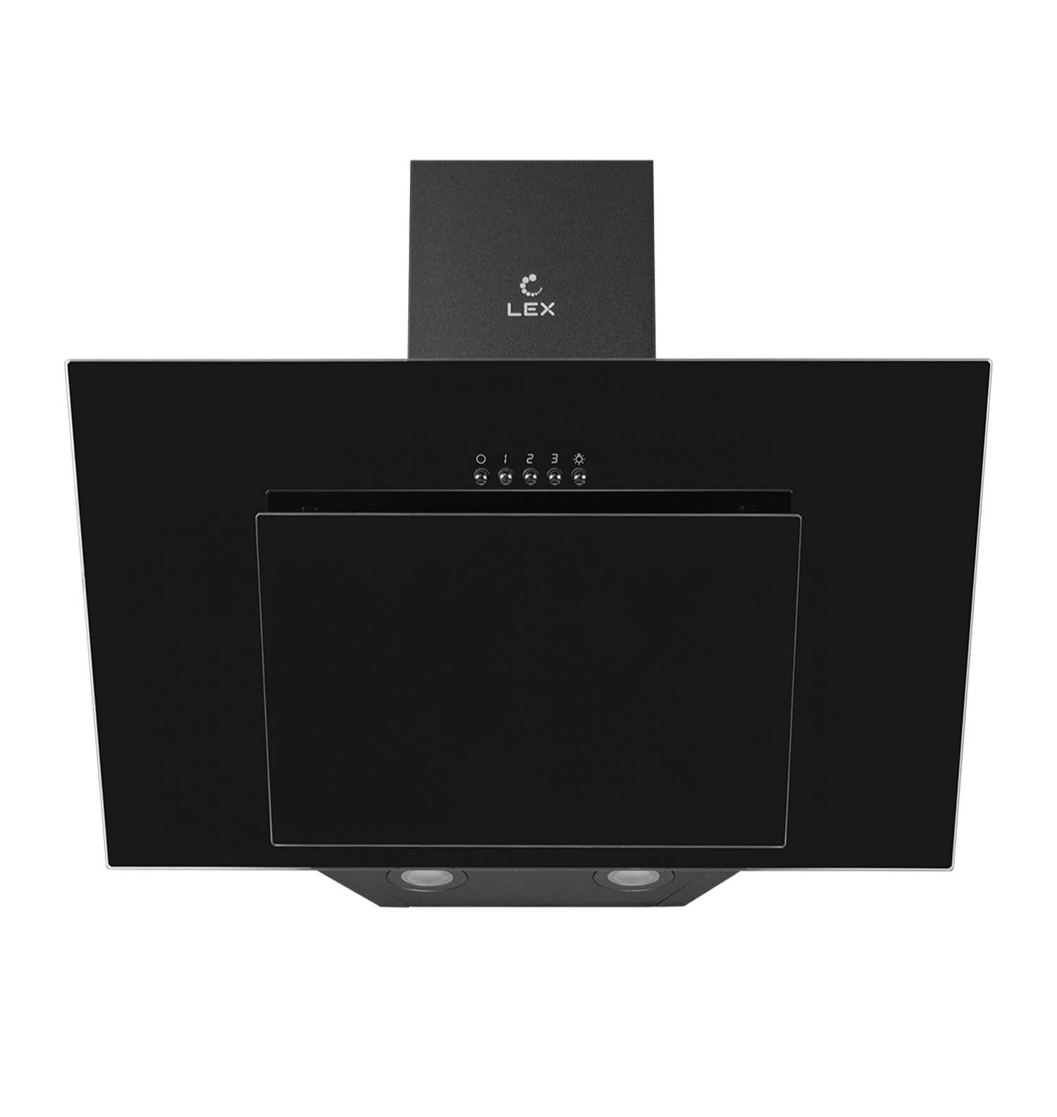 Наклонная кухонная вытяжка LEX Mira G 600 Black